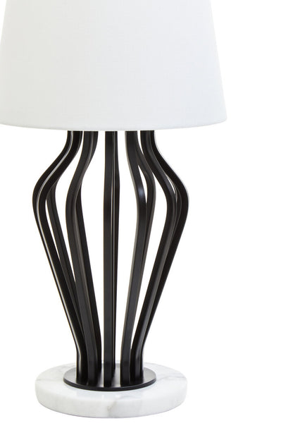 Chester Black And White Table Lamp