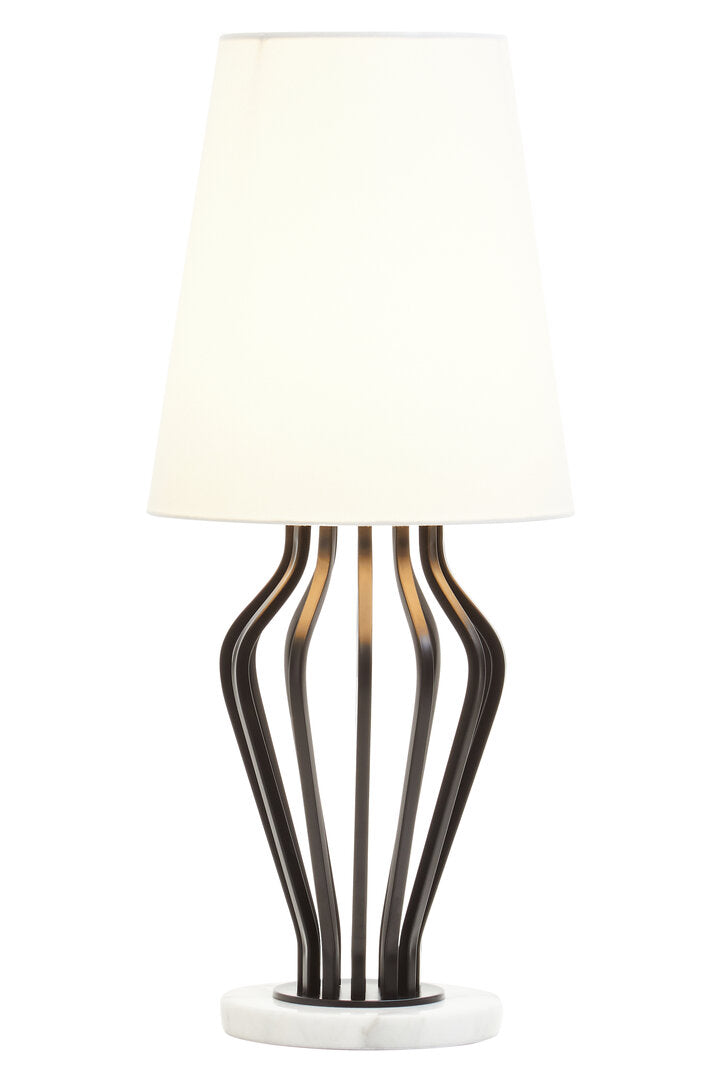 Chester Black And White Table Lamp