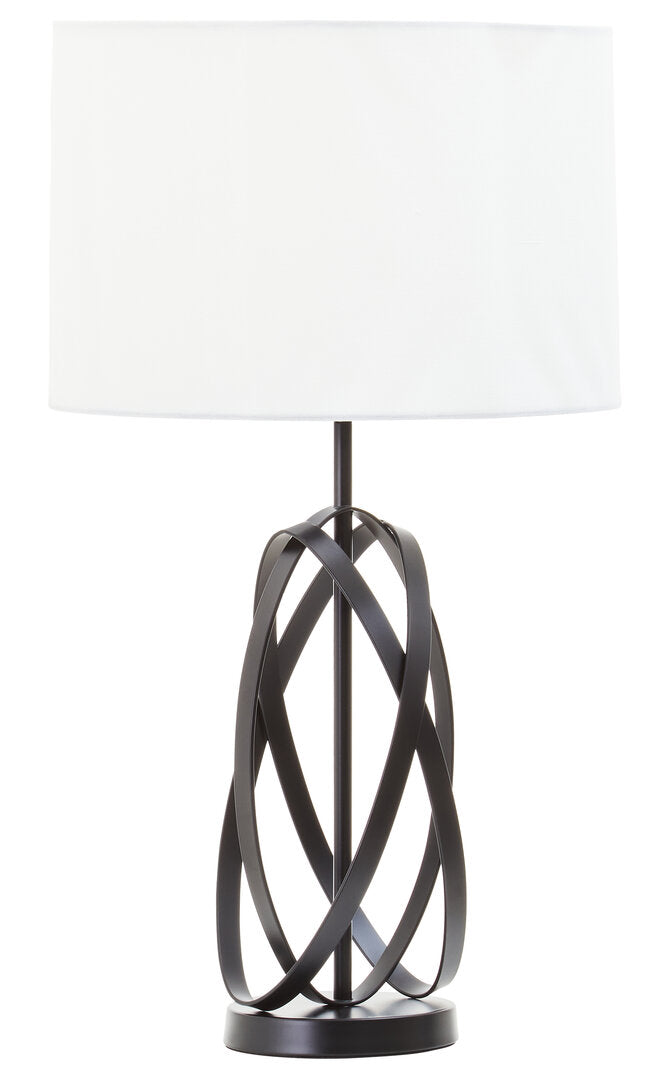 Harrogate Black Cross Table Lamp