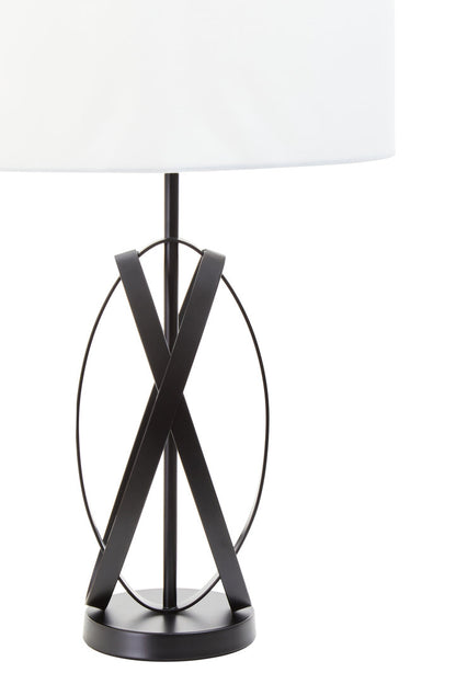 Harrogate Black Cross Table Lamp