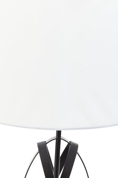 Harrogate Black Cross Table Lamp