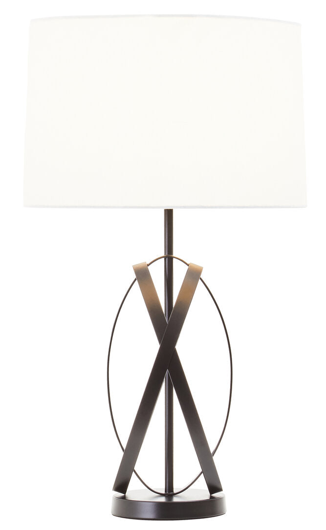 Harrogate Black Cross Table Lamp