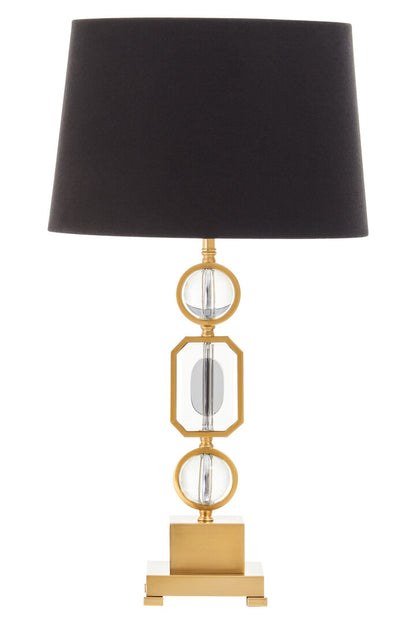 York Gold And Crystal Table Lamp