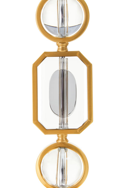 York Gold And Crystal Table Lamp