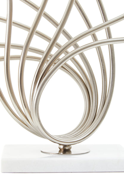 Bath Brushed Chrome Spoke Table Lamp