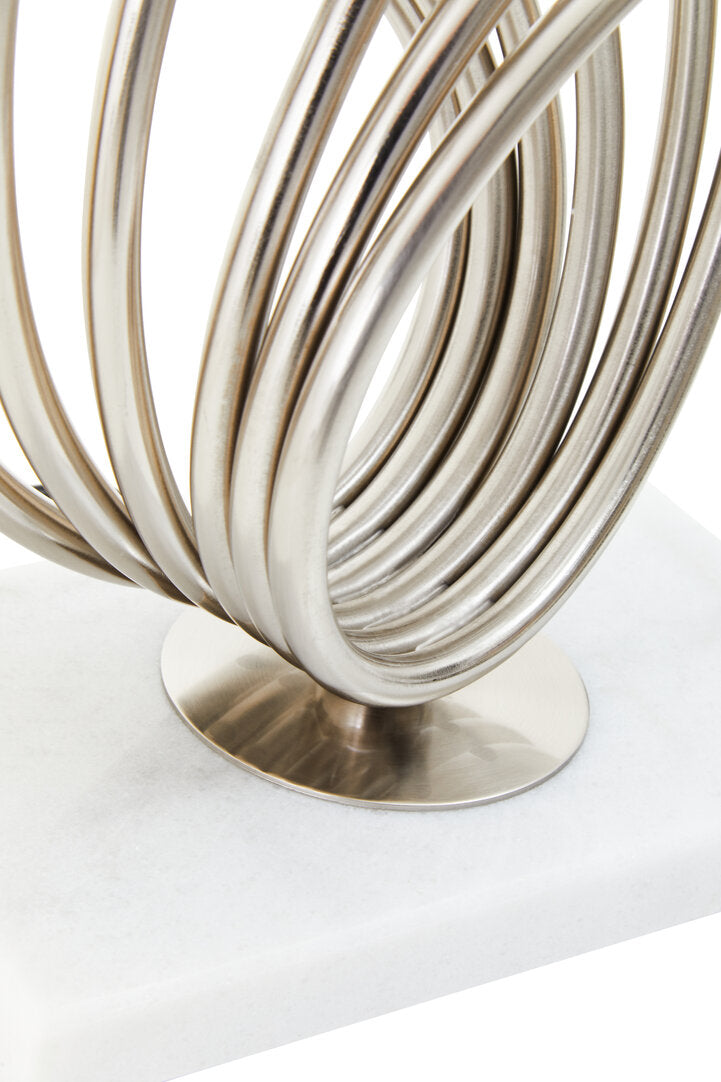 Bath Brushed Chrome Spoke Table Lamp