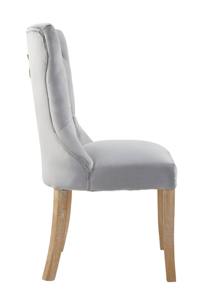 Vienna Townhouse Grey Buttoned Dining Chair