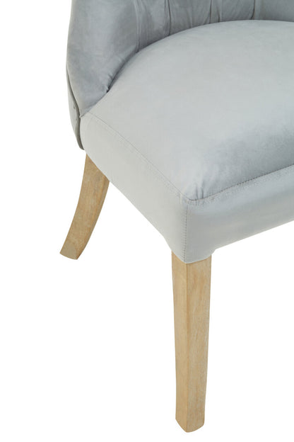 Vienna Townhouse Grey Buttoned Dining Chair