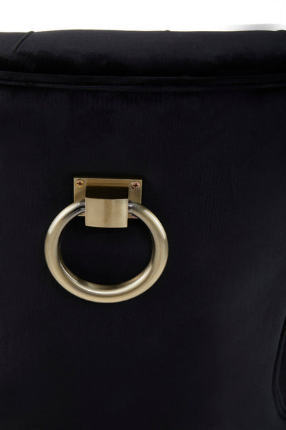 Vienna Townhouse Black Buttoned Dining Chair