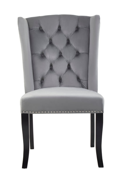 Vienna Townhouse Grey Velvet Dining Chair