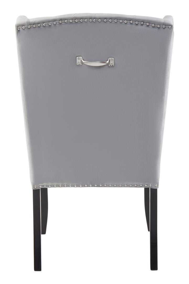 Vienna Townhouse Grey Velvet Dining Chair