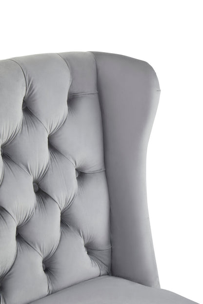 Vienna Townhouse Grey Velvet Dining Chair