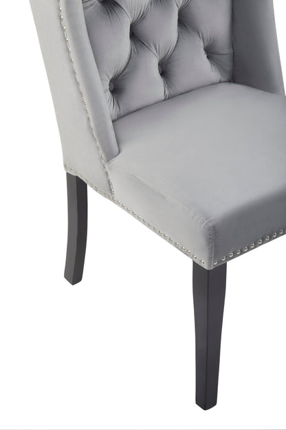 Vienna Townhouse Grey Velvet Dining Chair