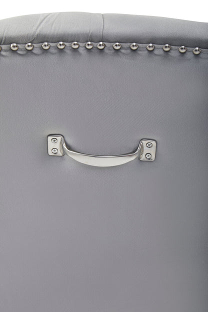 Vienna Townhouse Grey Velvet Dining Chair