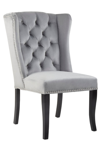 Vienna Townhouse Grey Velvet Dining Chair