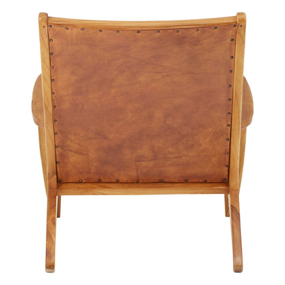 Seville Brown Leather Chair