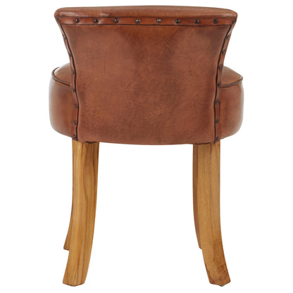 Seville Small Brown Leather Chair