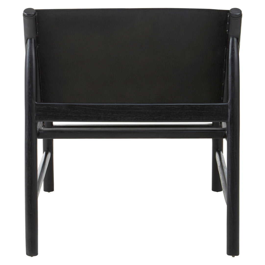 Seville Chair with Black Leather