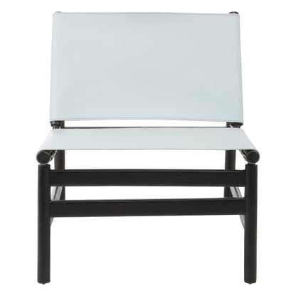 Seville Grey Plain Cow Leather Chair