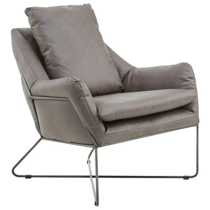 Granada Grey faux leather Chair