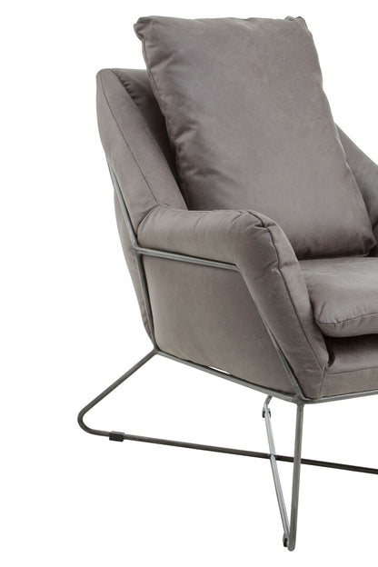 Granada Grey faux leather Chair