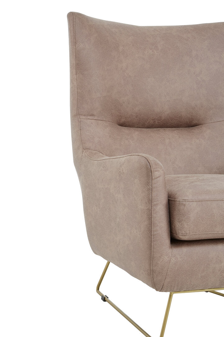 Cordoba Brown faux leather Armchair