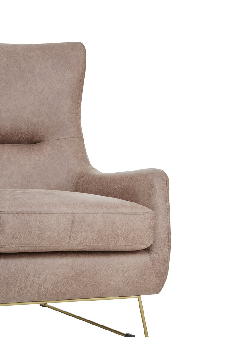 Cordoba Brown faux leather Armchair