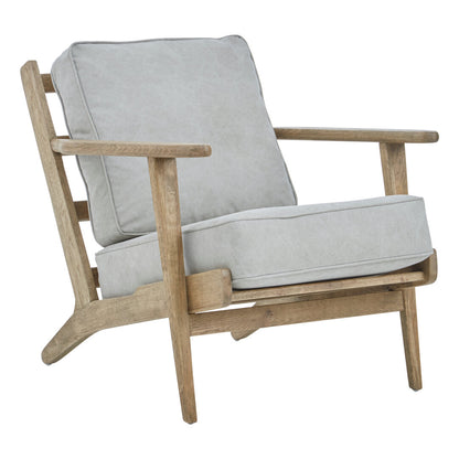Laguna Grey Linen Oak Frame Armchair