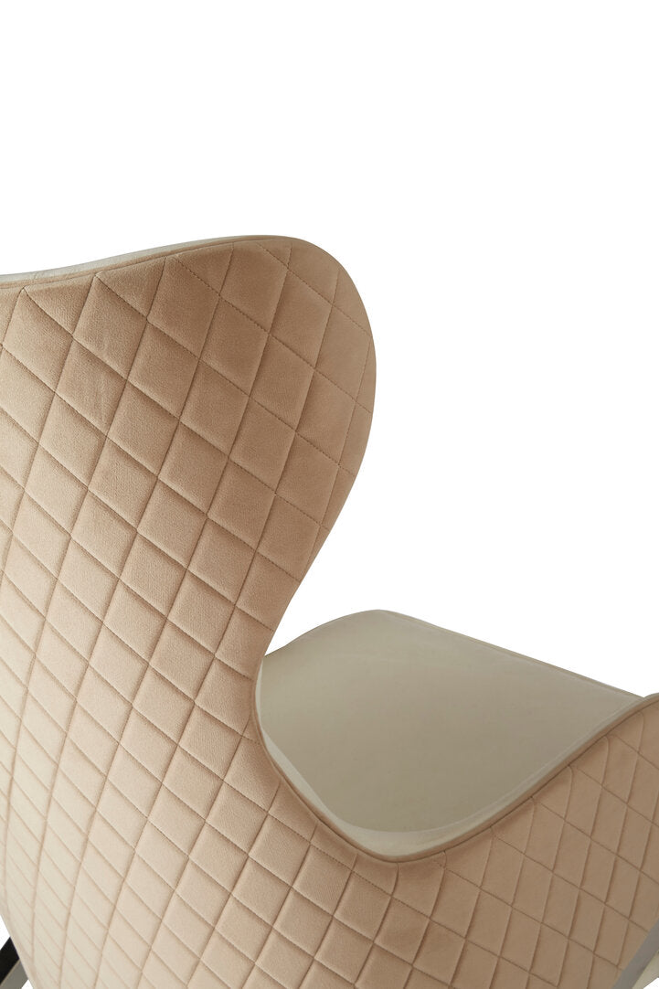 Richmond White Fabric Chair