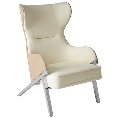 Richmond White Fabric Chair
