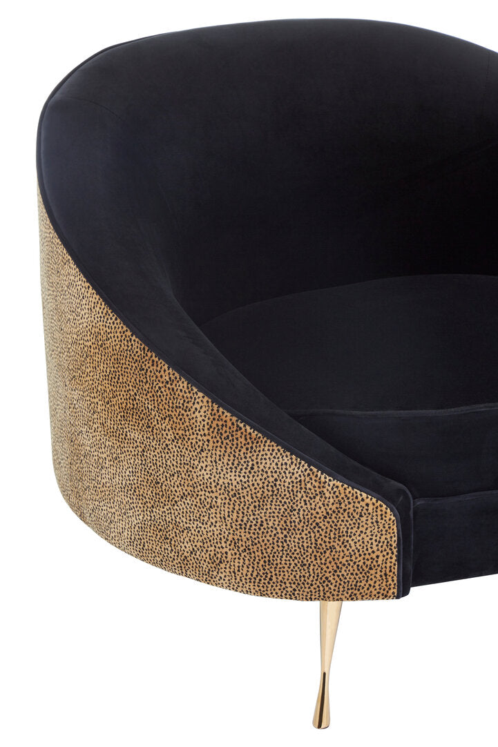 Penzance Leopard Print Armchair