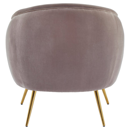 Penzance Mink Velvet Armchair