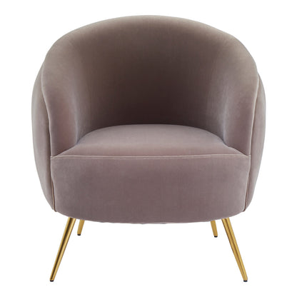 Penzance Mink Velvet Armchair
