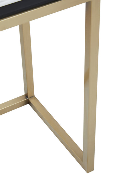 Cambridge Black and White Console Table with Drawers