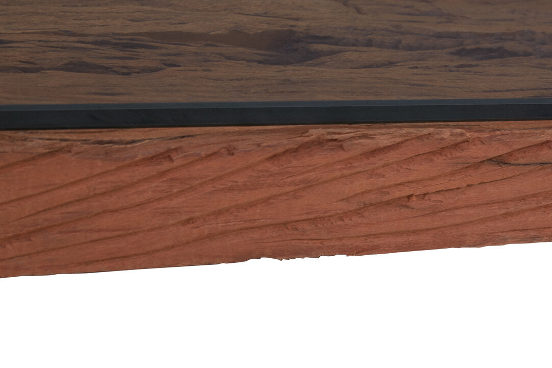 Madison Natural Dining Table With Cross Base