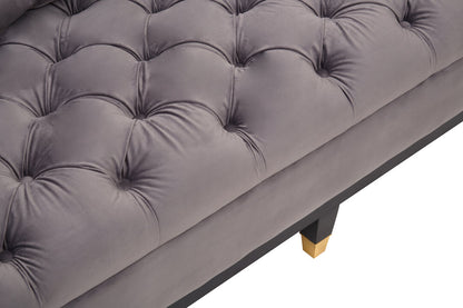 Soho 3 Seat Viola Pirate Grey Fabric Sofa