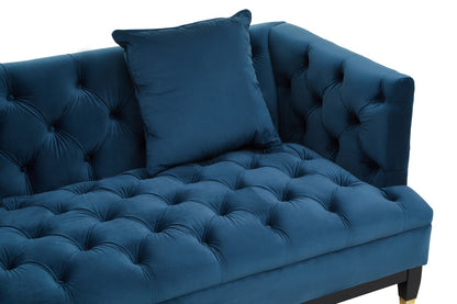 Soho 2 Seat Navy Fabric Sofa