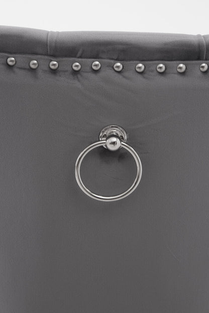 Notting Grey Velvet Dining Chair