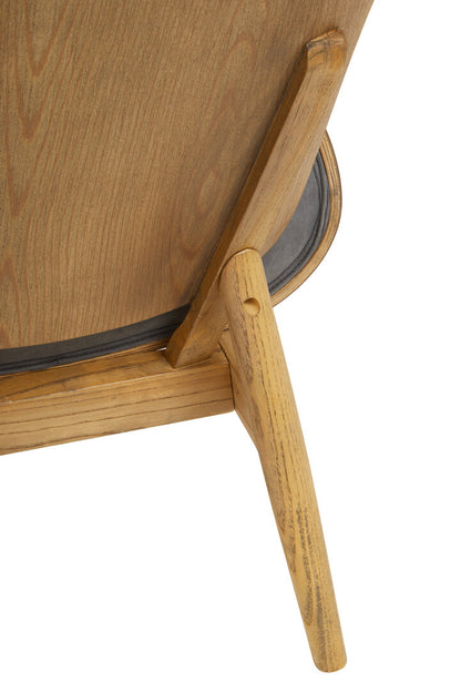 Harrogate Dark Grey Velvet Chair with Winged Back