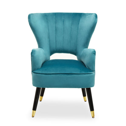 Bristol Velvet Armchair Green 