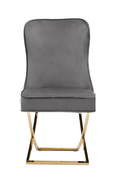 Norwich Button Back Grey Dining Chair