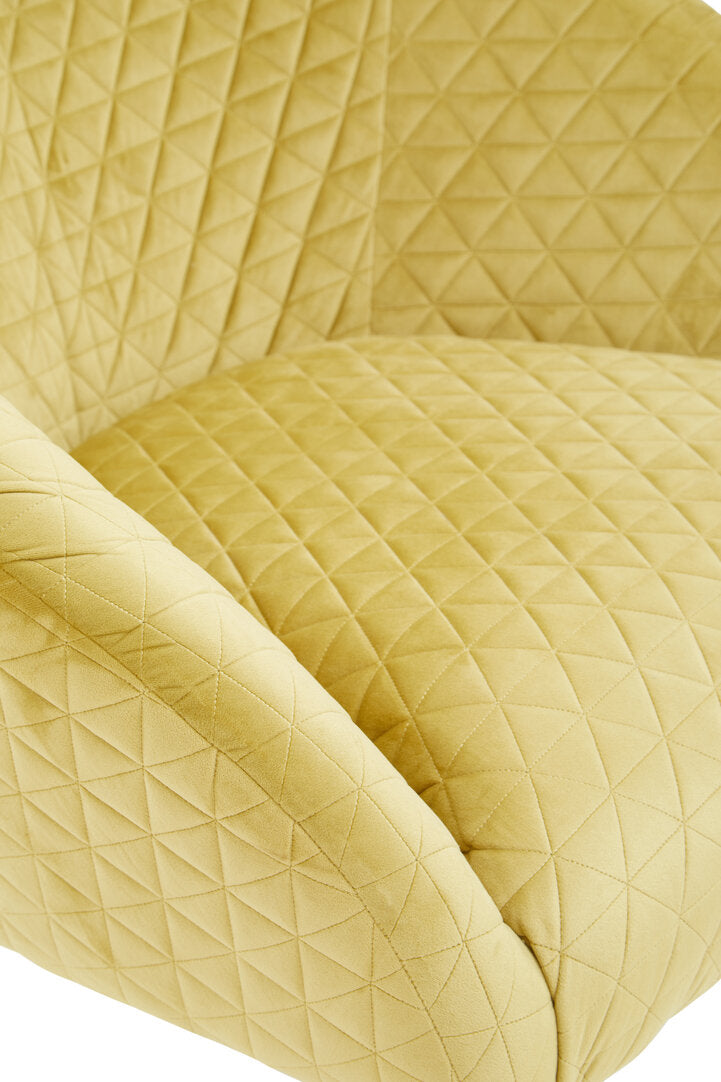 Lincoln Gold Velvet Occasional Chair