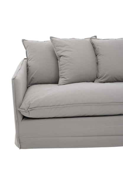 Milan 3 Seater Grey Sofa