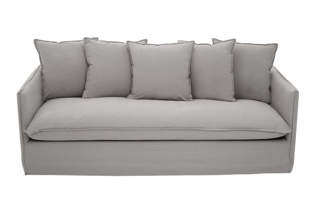 Milan 3 Seater Grey Sofa