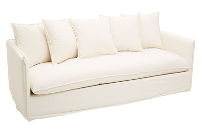 Milan 3 Seat Cream Sofa