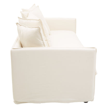 Milan 3 Seat Cream Sofa