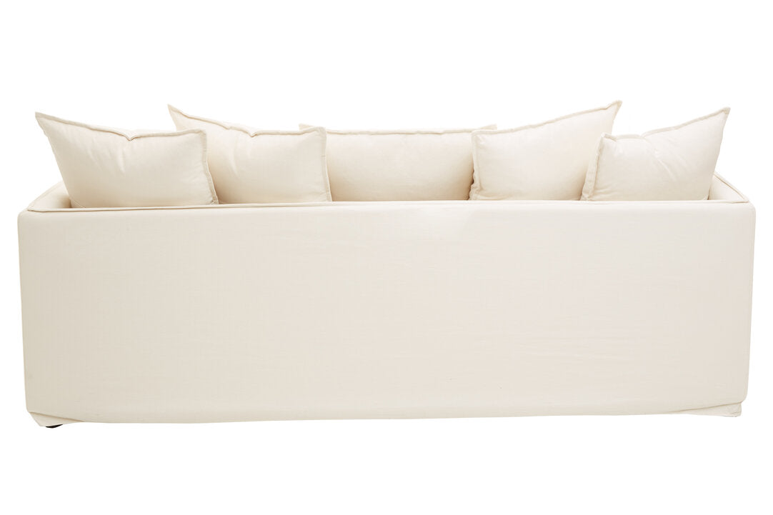 Milan 3 Seat Cream Sofa