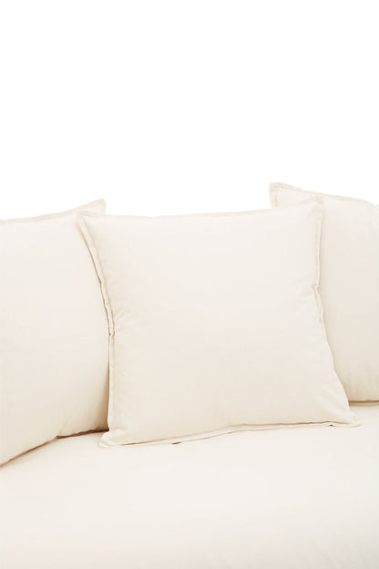 Milan 3 Seat Cream Sofa