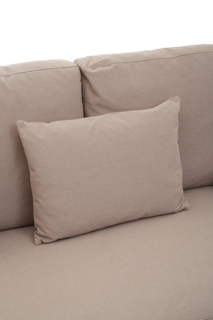 Siena 3 Seat Grey Fabric Sofa