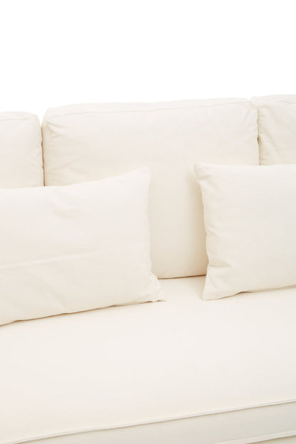 Siena 3 Seat Cream Sofa